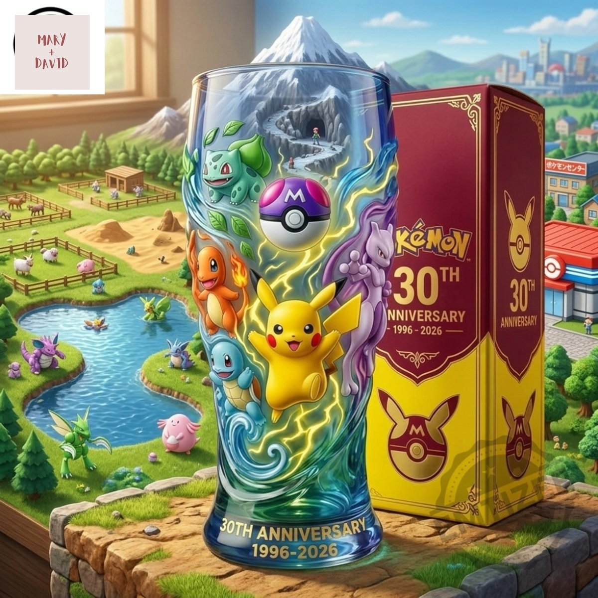 Pokemon 30Th Anniversary Collector Beer Glass