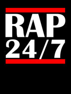Rap And Hip-Hop Music Lover 24 7 Shirt