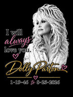Dolly Parton Memorial I Will Always Love You Shirt