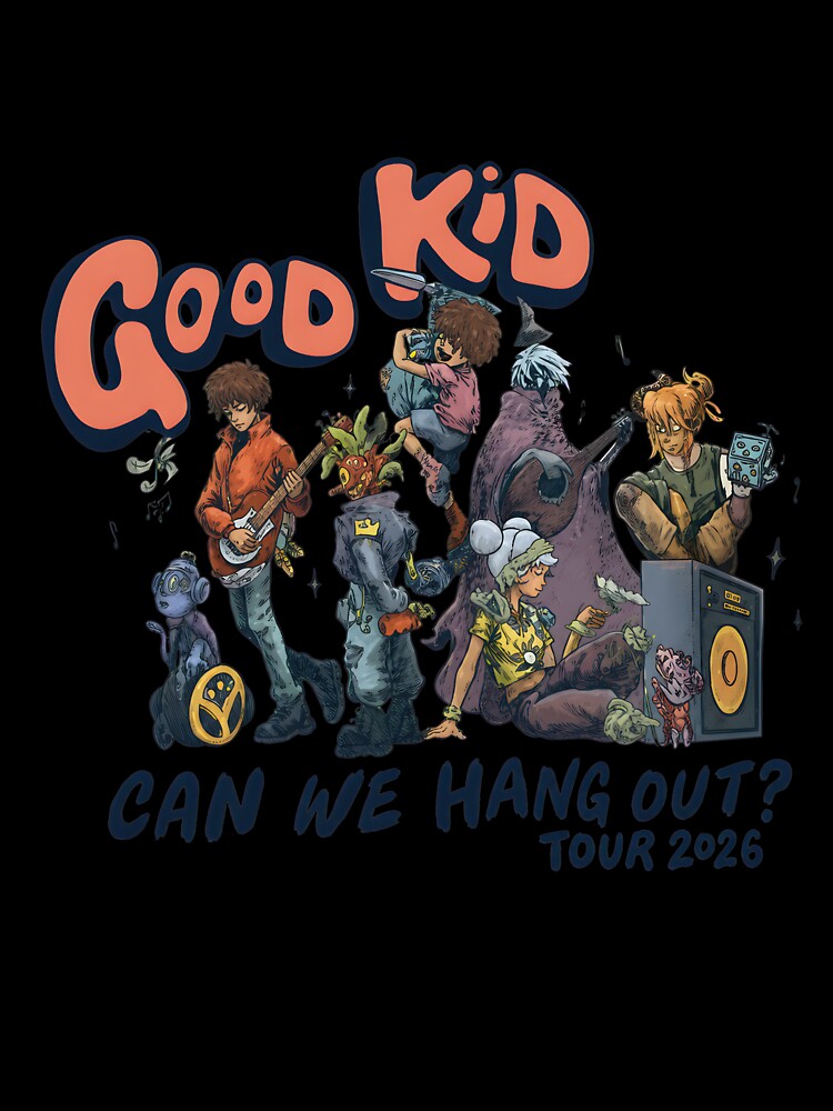 Good Kid Can We Hang Out Tour 2026 Music Shirt