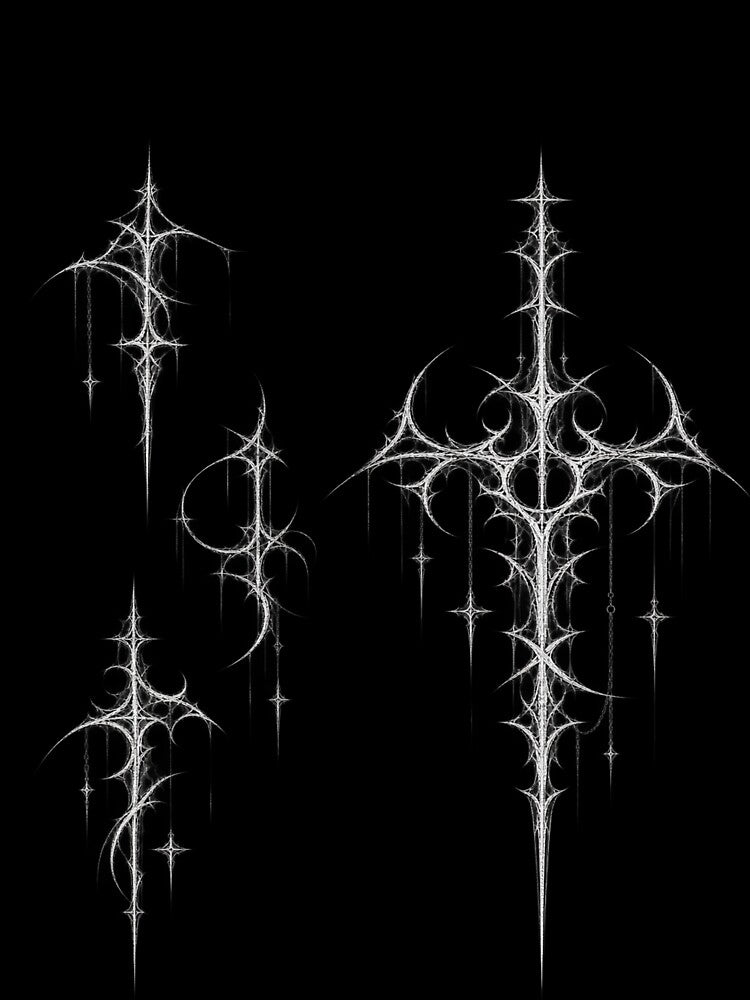 Minimal Gothic Cross Collection Shirt