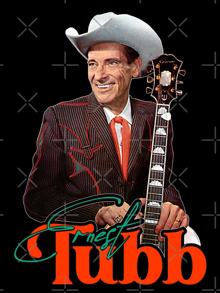 Ernest Tubb Sepia Country Honky Tonk Tribute Shirt