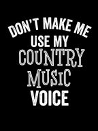 Funny Country Music Fan Singer Musician Concerts Festival Karaoke Shirt