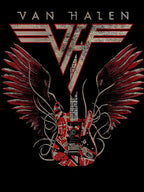 Van Halen Eddie Frankenstrat Guitar With Angel Wings Shirt