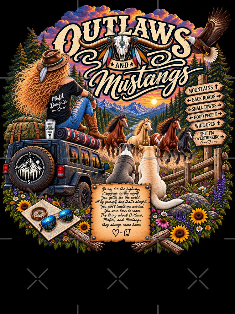 Outlaws And Mustangs Shirt
