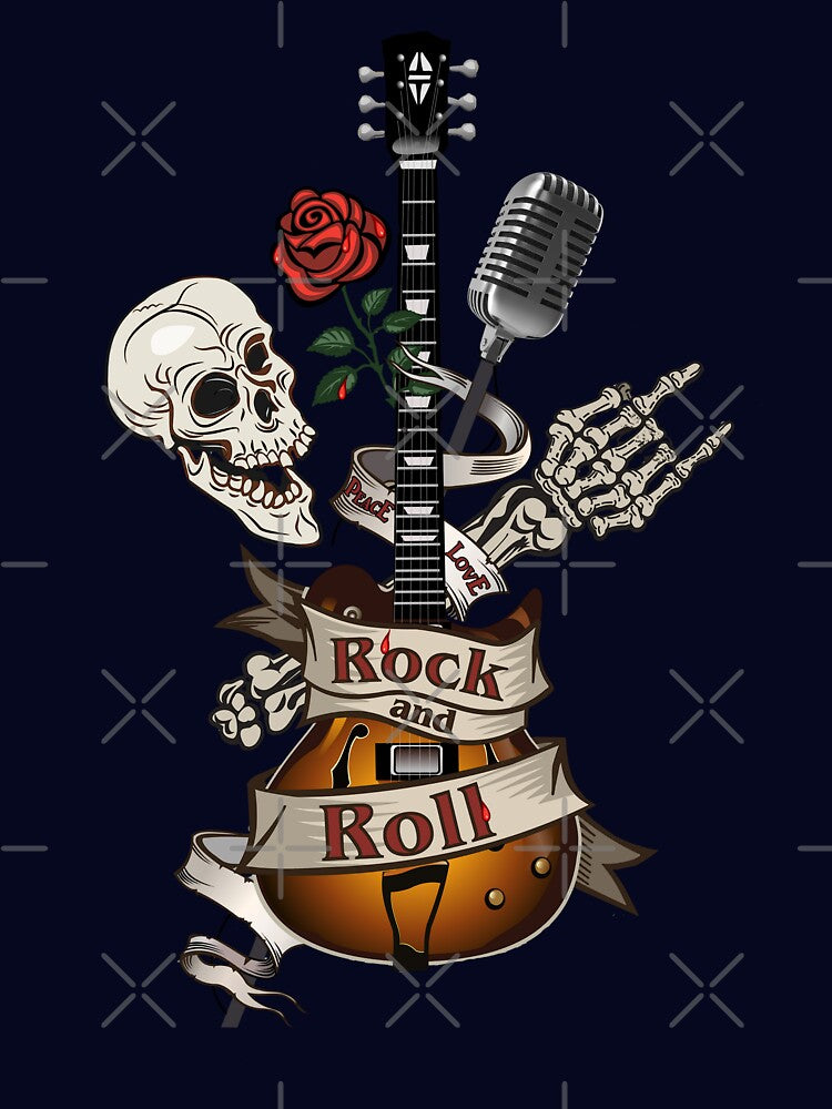 Peace Love Rock And Roll Shirt