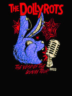 Purple Bunny Head Singing Power Pop Shirt