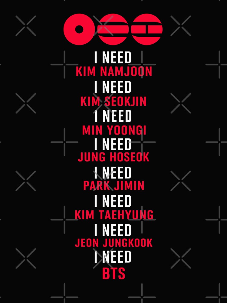 BTS Arirang I NEED Fanchant T Shirt