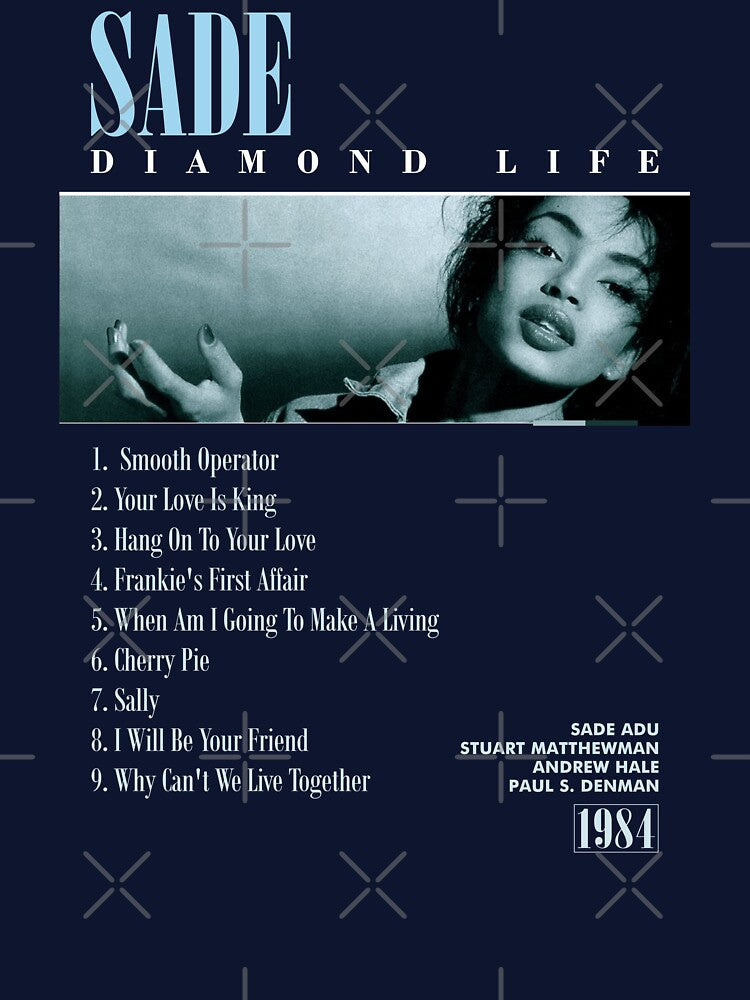 Sade - Diamond Life Album Card Shirt