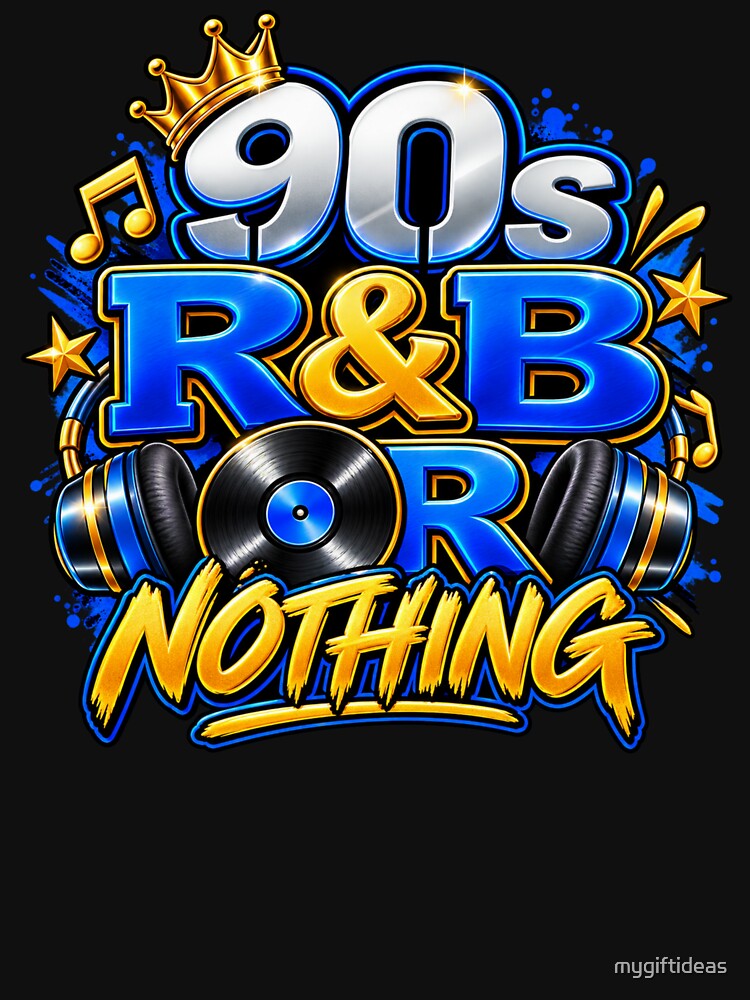 90s R&B Or Nothing Retro Music Shirt