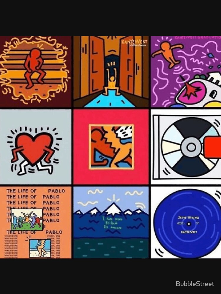 Kanye Album Collage Shirt