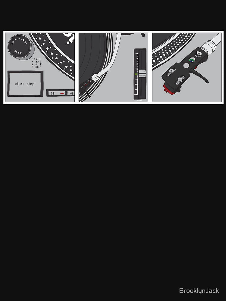 DJ Turntable Artwork Shirt