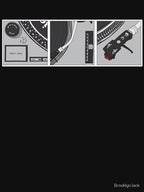 DJ Turntable Artwork Shirt