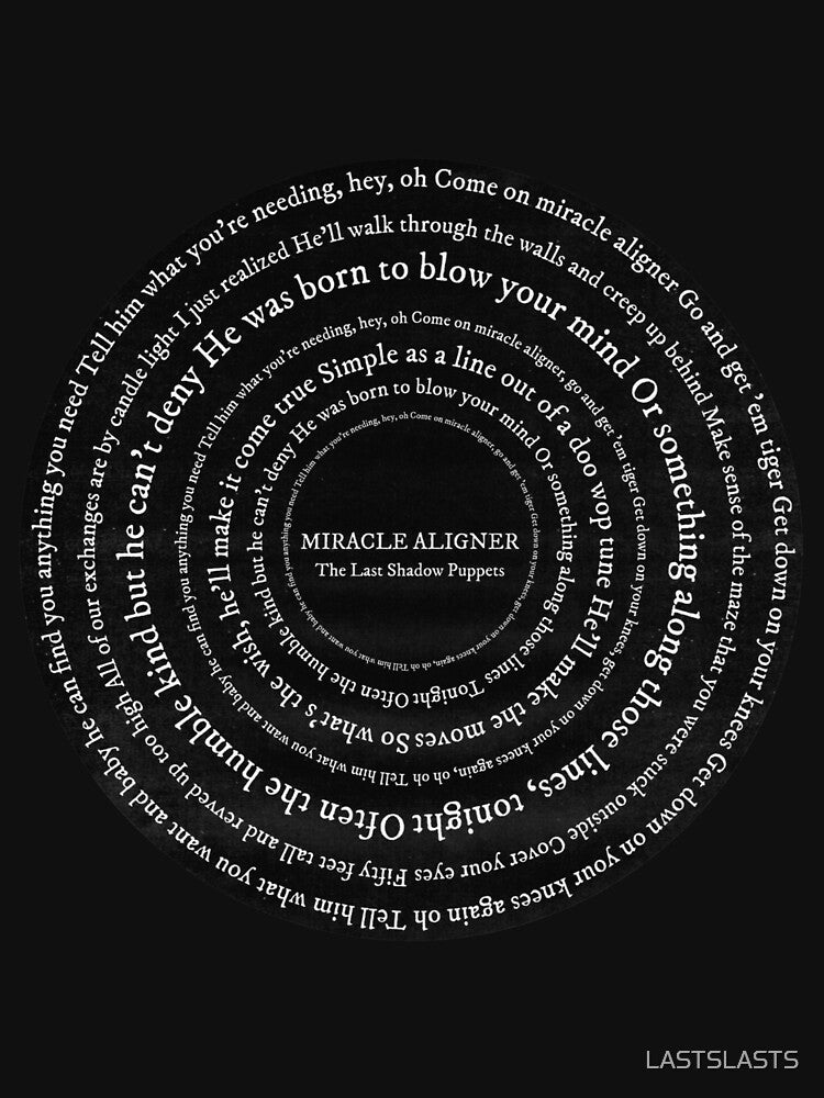 Miracle Aligner Lyric Circle Shirt