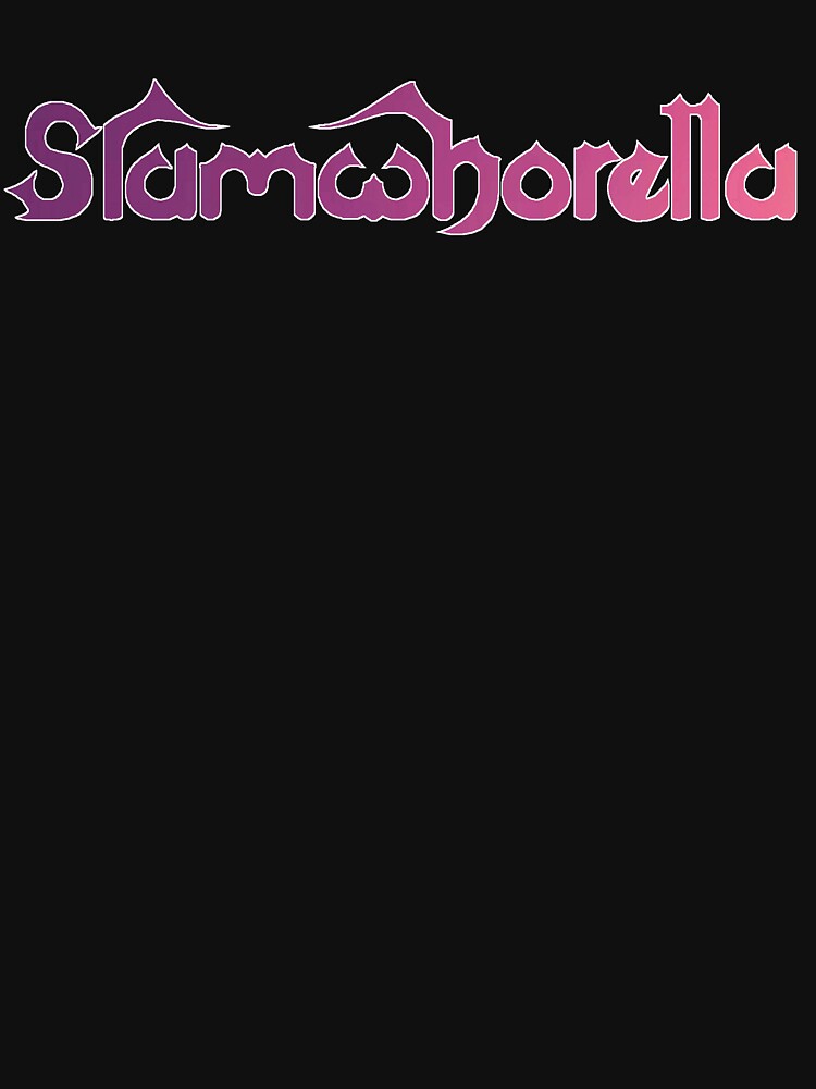 Slamwhorella Hair Metal Logo Night Songs Font Shirt