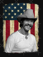 Vintage American Flag Marty Legend Shirt