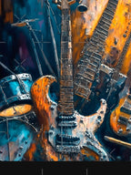 Drums Electric Guitar Shirt