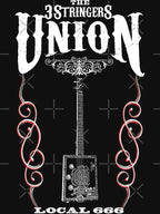 Cigar Box Guitar 3 Stringers Union Shirt