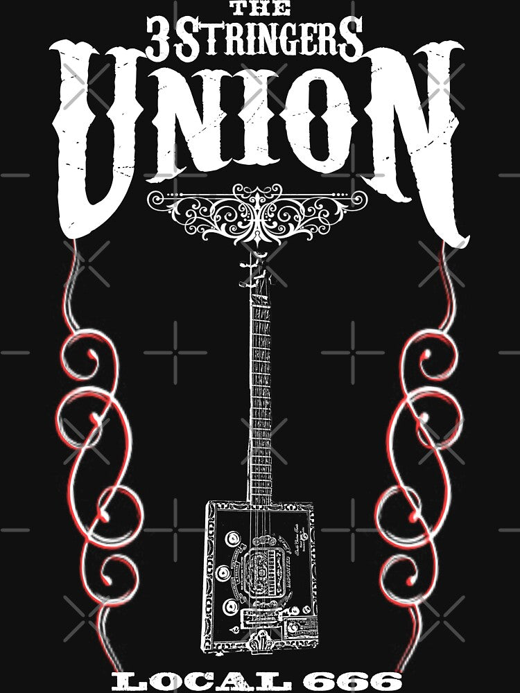Cigar Box Guitar 3 Stringers Union Shirt