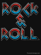 Rock & Roll Retro Typography Design Shirt