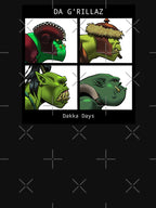Da G'rillaz Ork Band Cover Art - Grim Dark Fantasy Edition Shirt