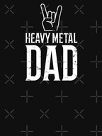 Heavy Metal Dad Distressed Shirt
