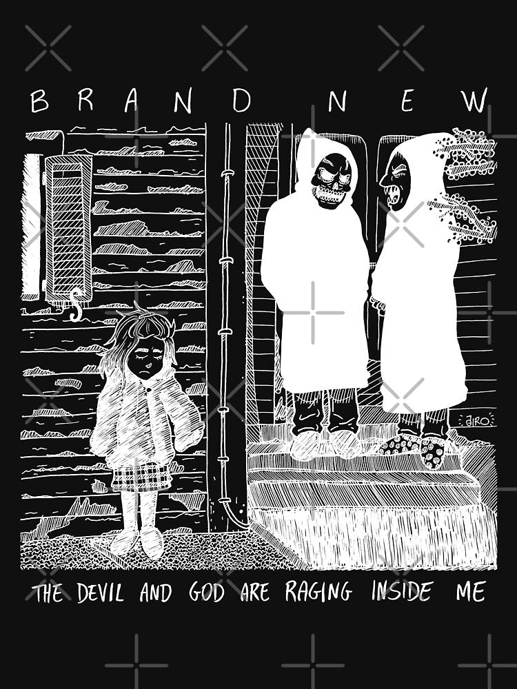 The Devil And God Are Raging Inside Me White Vr - Fanartwork Shirt