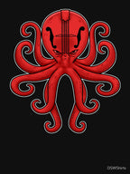 Octopus Mandolin Men Bluegrass Gifts Country Music Shirt