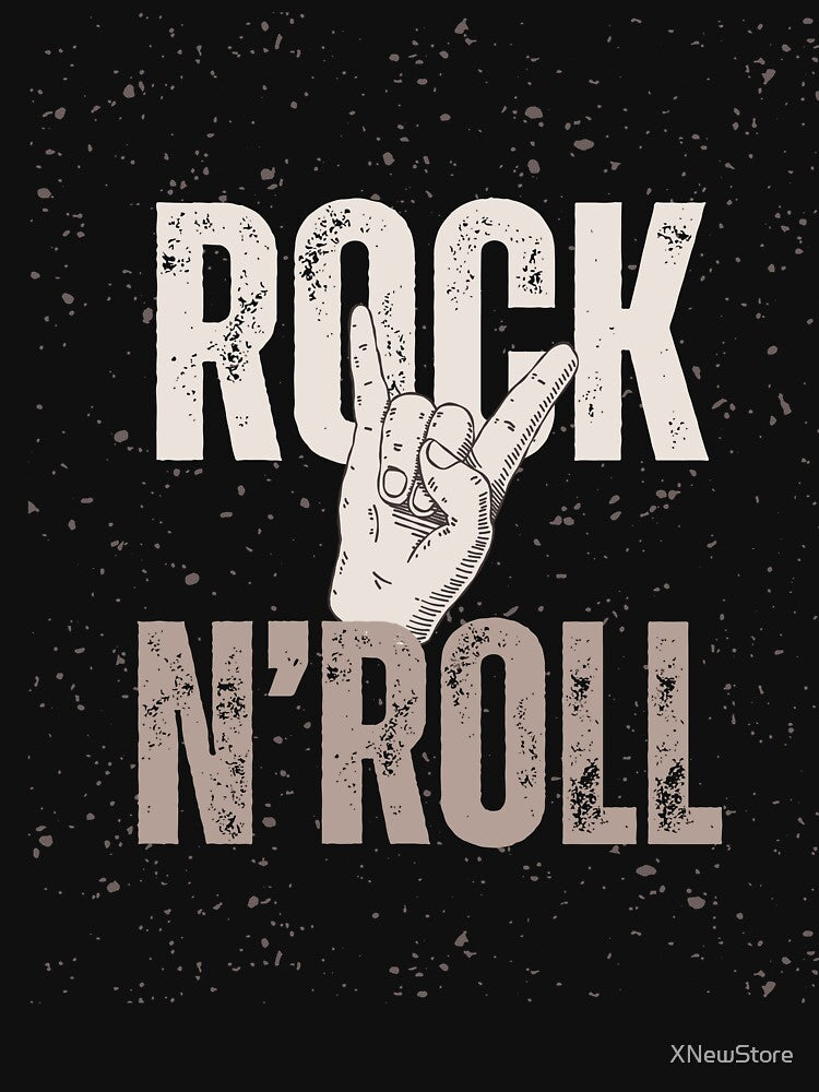 Rock And Roll - Modern Retro Design - Classical And Vintage Music Shirt