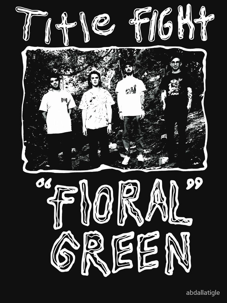 Title Fight Floral Green Promo Shirt