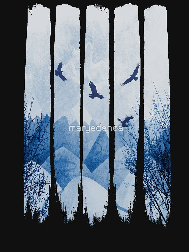 Eagles Mountains Grunge Landscape Shirt