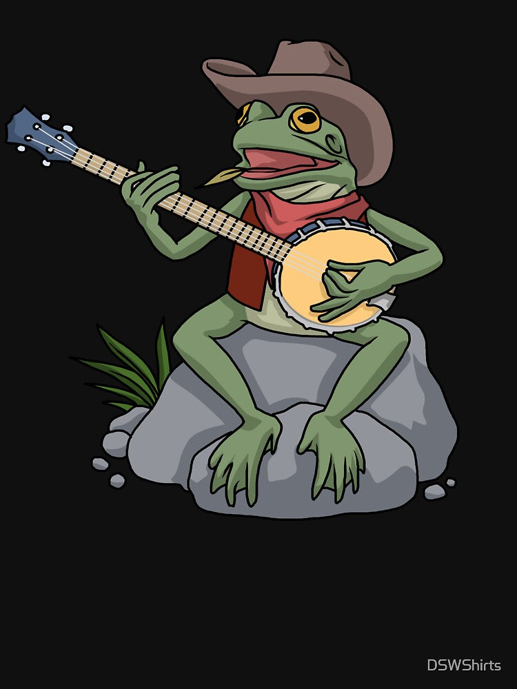 Bluegrass Banjo Frog Country Music Banjo Banjo Shirt