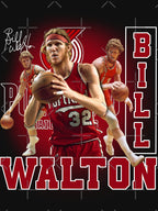 Bill Walton Basketball Legend Signature Vintage Retro 80s 90s Bootleg Shirt