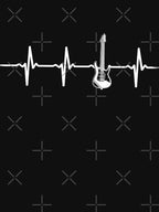 Electric Guitar Heartbeat Shirt