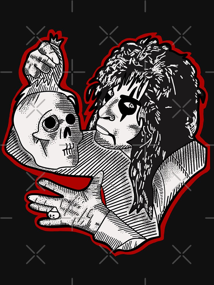 Alice Cooper Skull Line Art Shirt