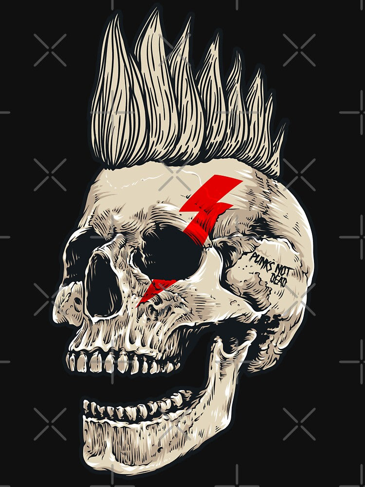 Punk Rock Skull Punks Not Dead Shirt