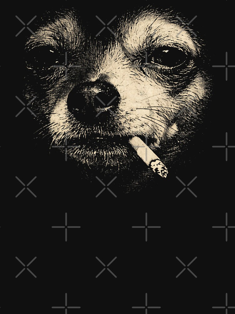 Funny Smoking Chihuahua Shirt