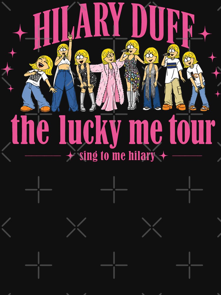 The Lucky Me Tour 2026 Hilary Duff Concert Vintage Pop Music Tour Shirt