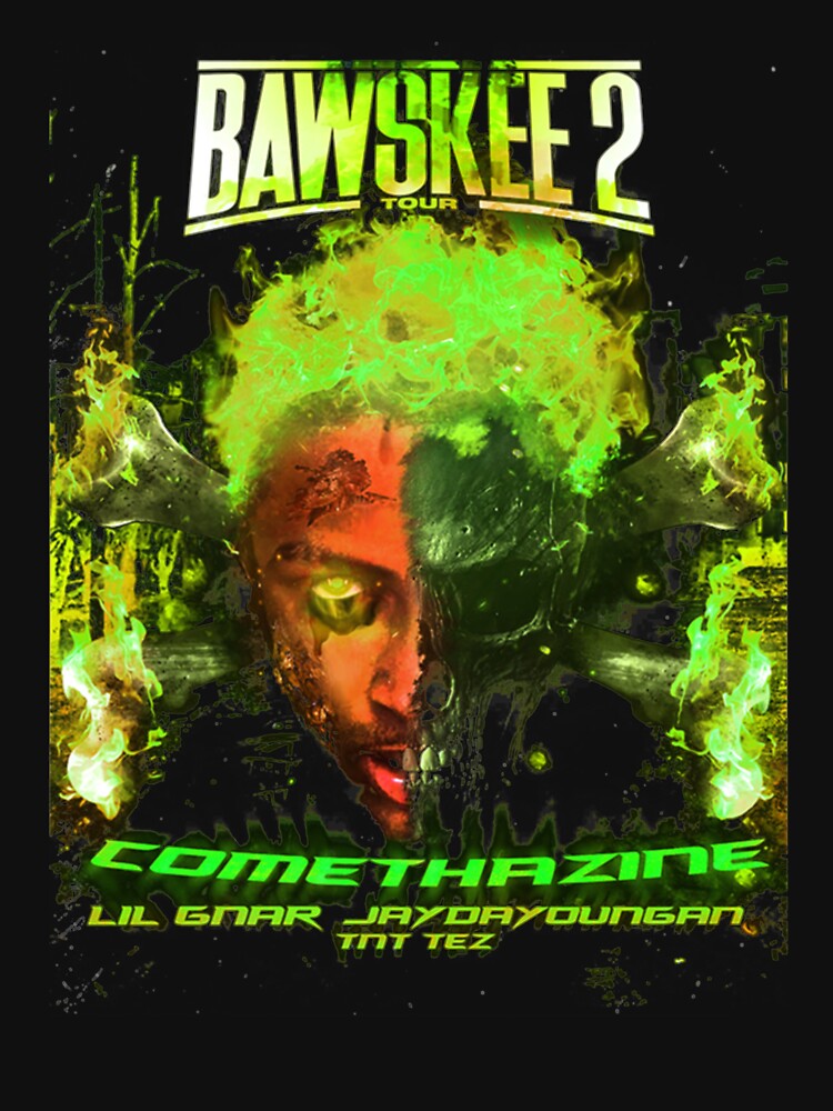 Comethazine Green Bawskee2 Tour 2019 Shirt