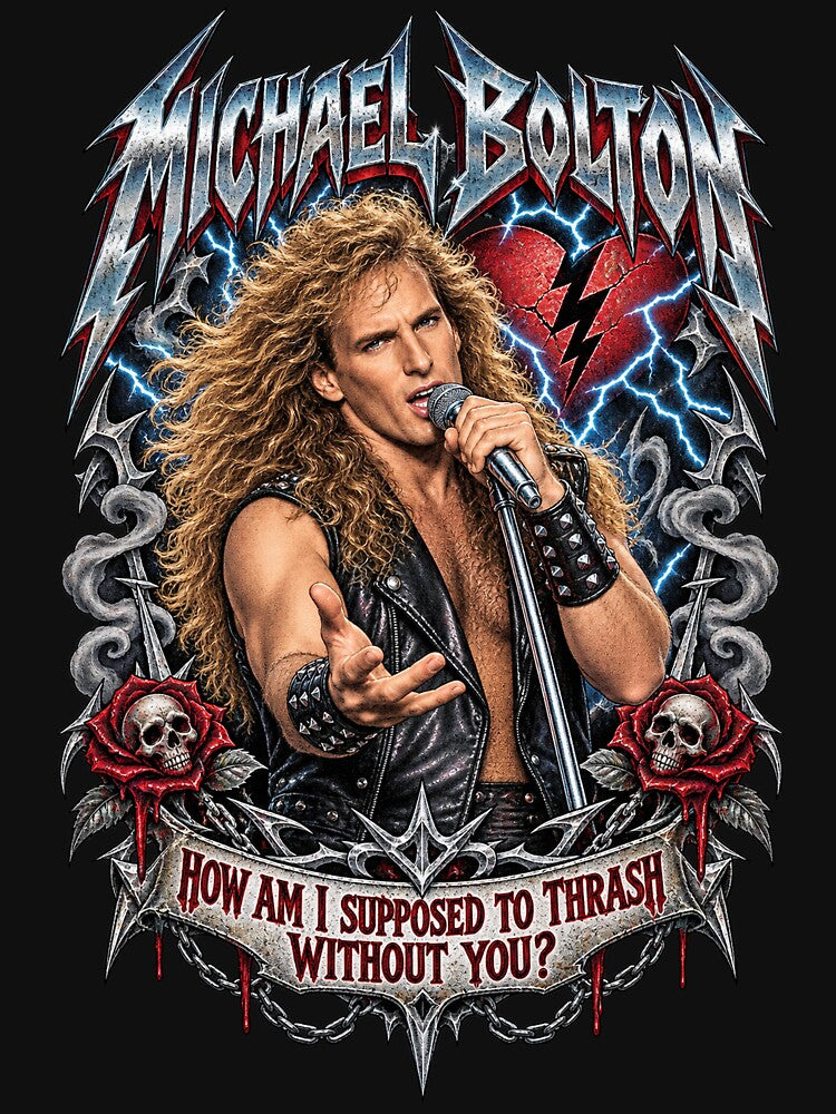 Michael Bolton - Thrash Metal Shirt