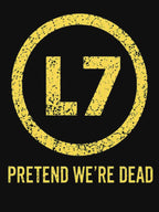 L7 Pretend We're Dead Gold Emblematic Shirt