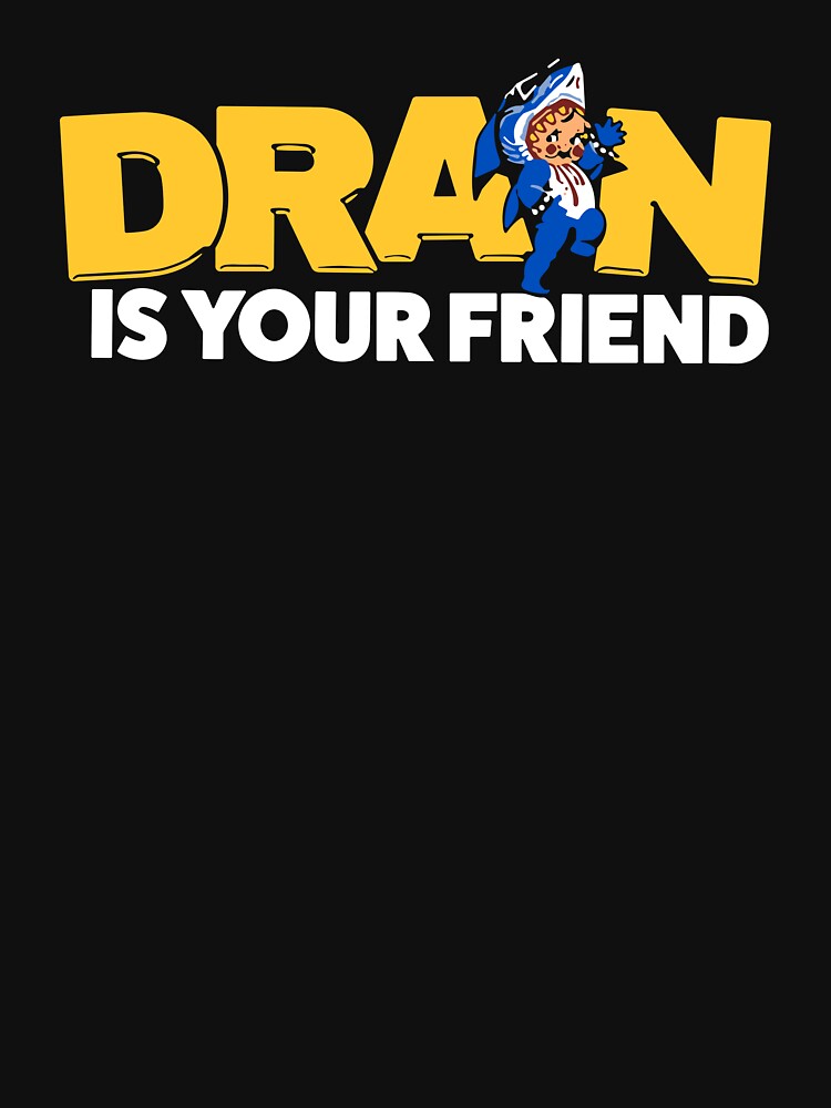 Drain Kewpie Friend Black Shirt