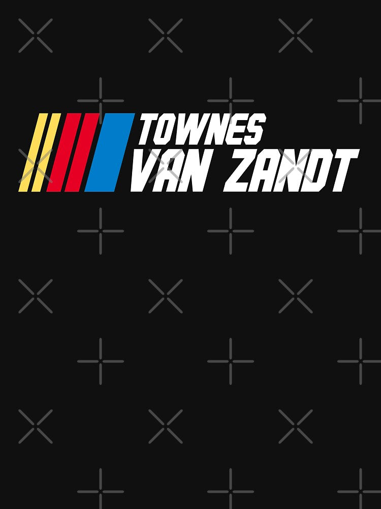 Townes Van Zandt Racing Car US Flag Shirt