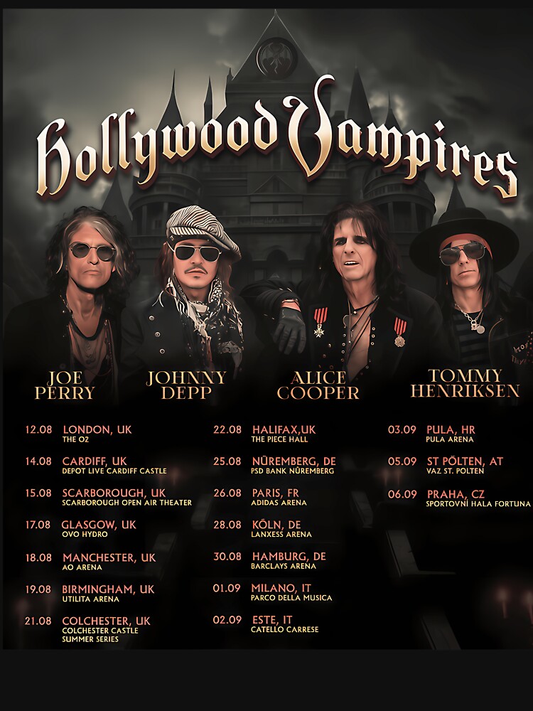 Vampires Hollywood Tour Dates 2026 Intisari Shirt