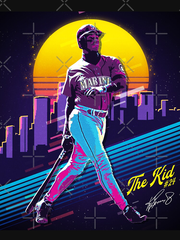 Vintage Ken Griffey Jr The Kid Baseball Signature Retro 80s 90s Shirt