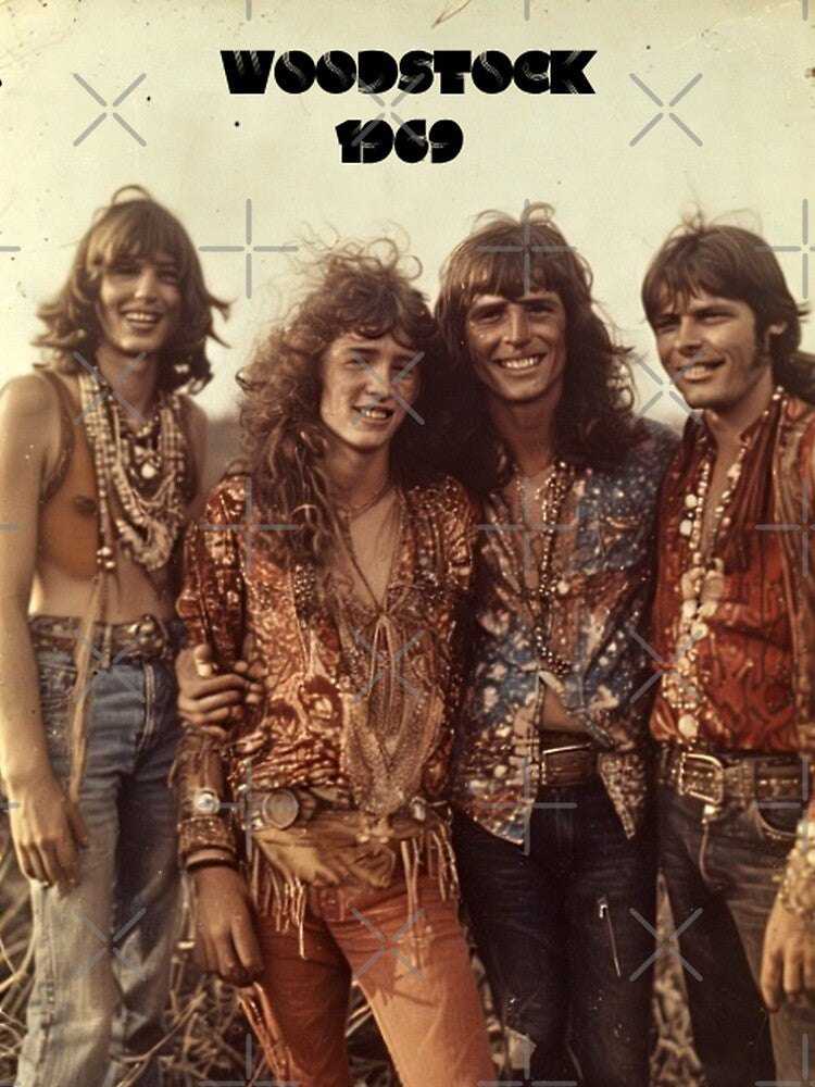 Woodstock 60's Hippy Rockers Art Shirt