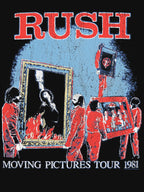 Rush Moving Pictures Tour Rush Band Rush Presto Tour Rush Tour 1990 Shirt
