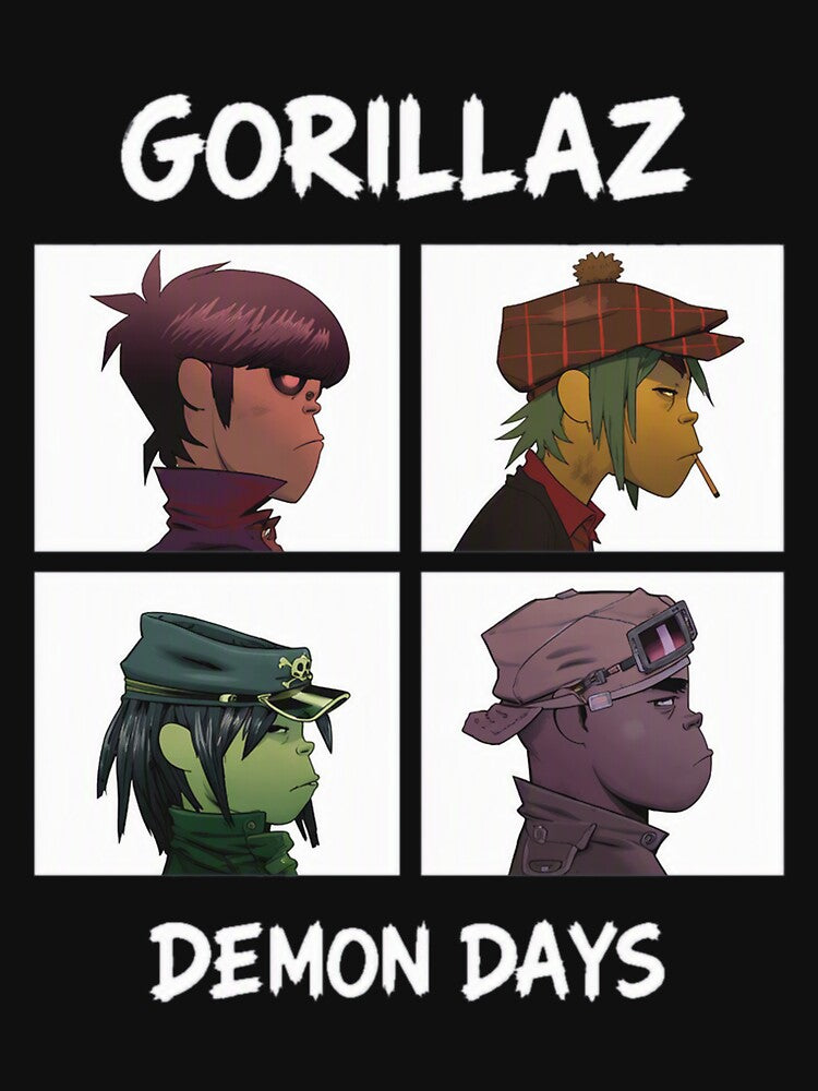 Gorillazs Demons Dayss Album Iconic Band Profile Shirt