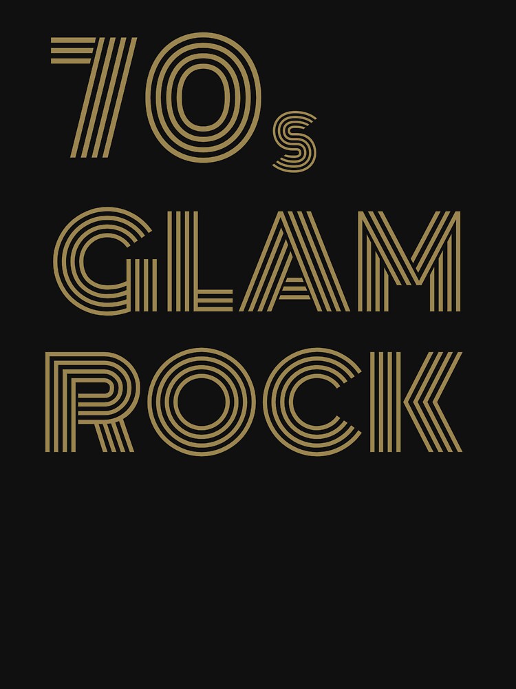 Designing 70s Glam Rock Lovers Shirt