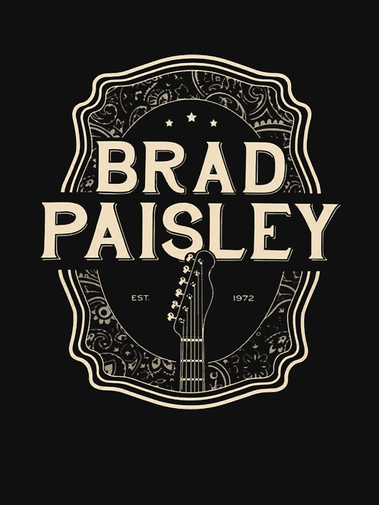 Brad Paisley Country Music Concert Guitar Shirt